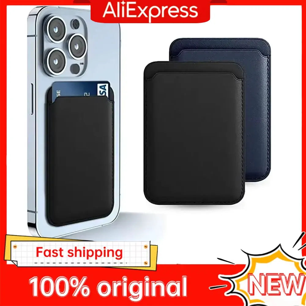 Magnetic Card Wallet for Phone – RFID Blocking Leather