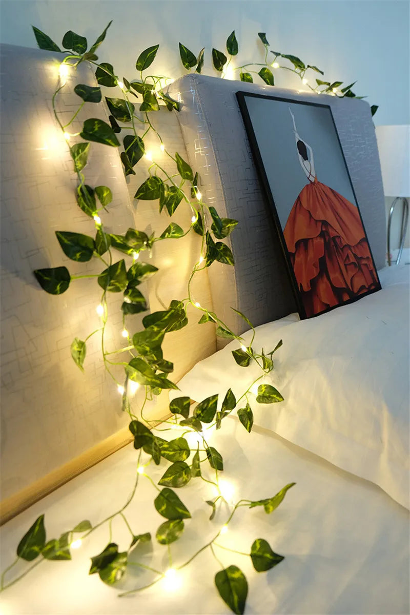 Artificial Ivy Vine Fairy Lights – Battery Powered