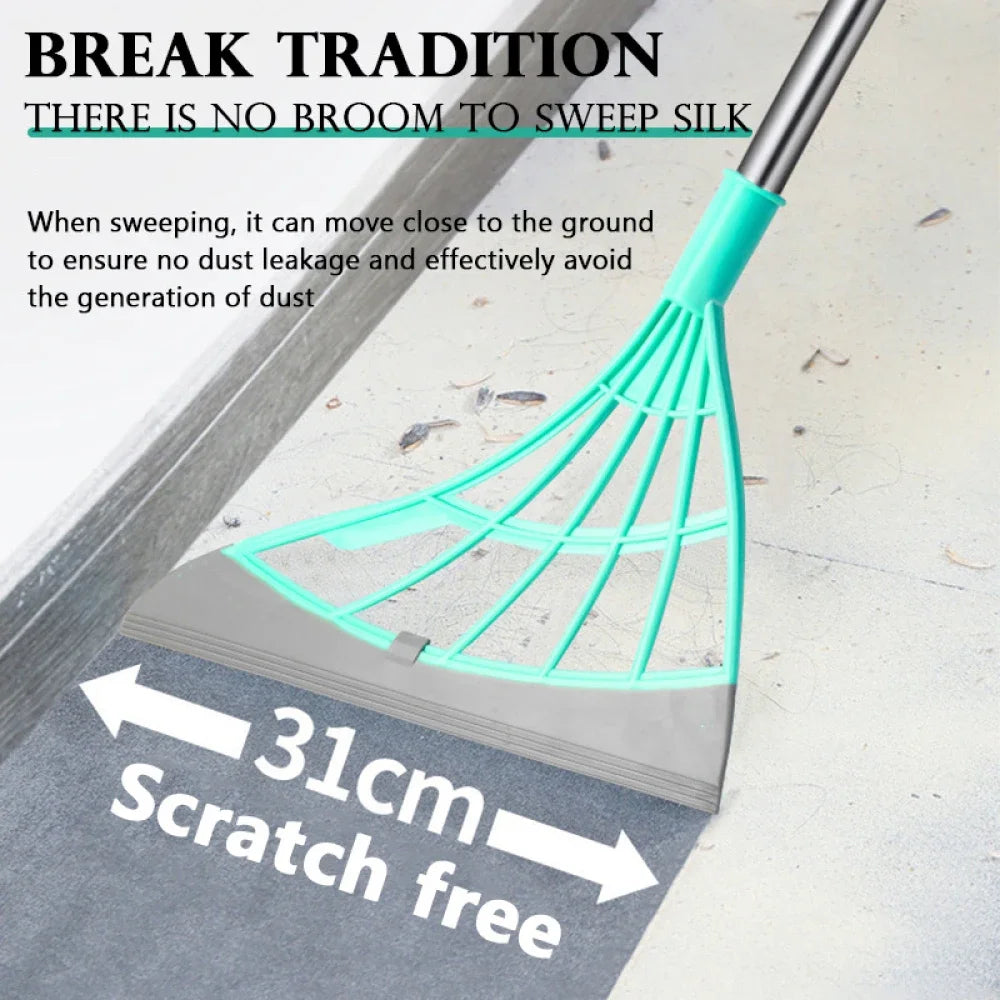Magic Silicone Broom – Pet Hair, Water & Floor Squeegee