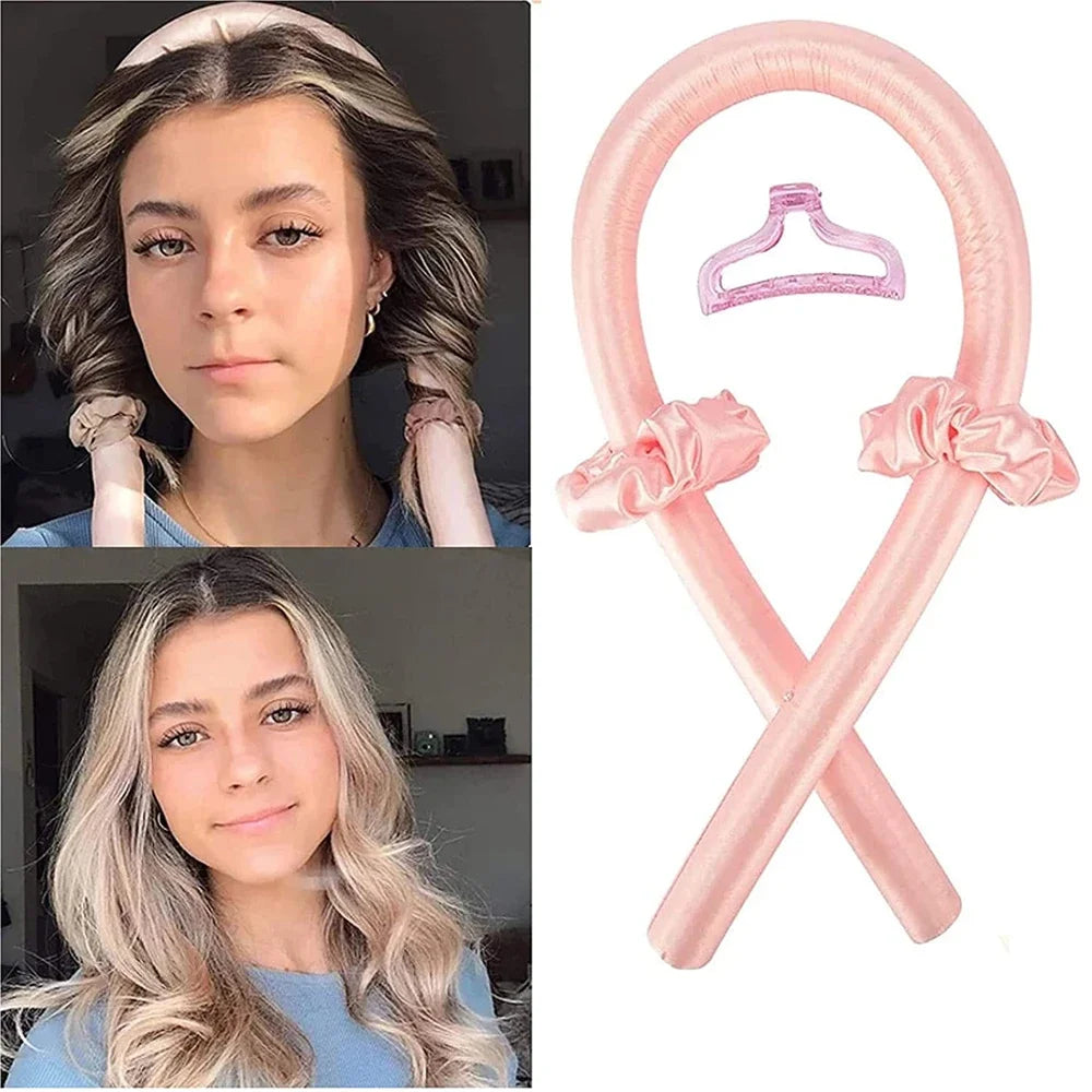 Heatless Curling Rod Headband – Overnight No-Heat Silk Curls