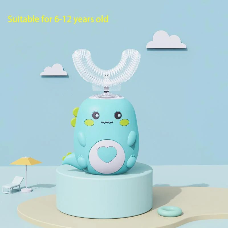 Kids U-Shaped Sonic Toothbrush – Rechargeable, 360° Clean