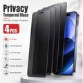 Privacy Screen Protector for iPhone (4-Pack) – Anti-Spy Tempered Glass