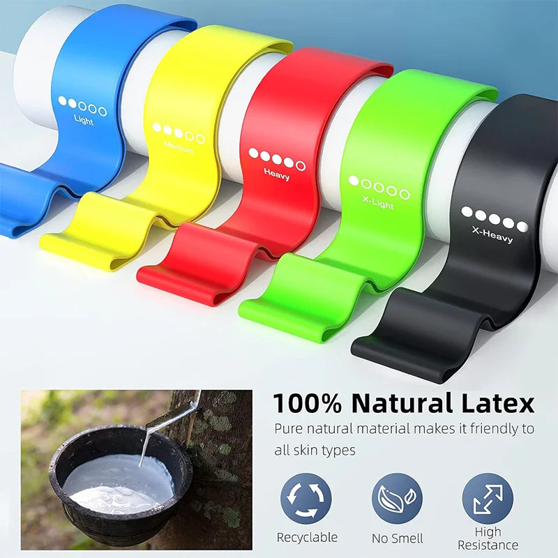 Fabric Resistance Loop Bands – Glutes, Legs & Yoga (Set)