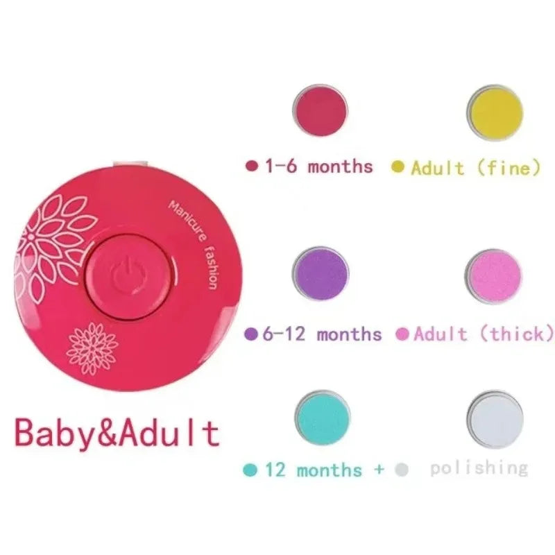 Baby Electric Nail File Set – Gentle Kids Nail Care