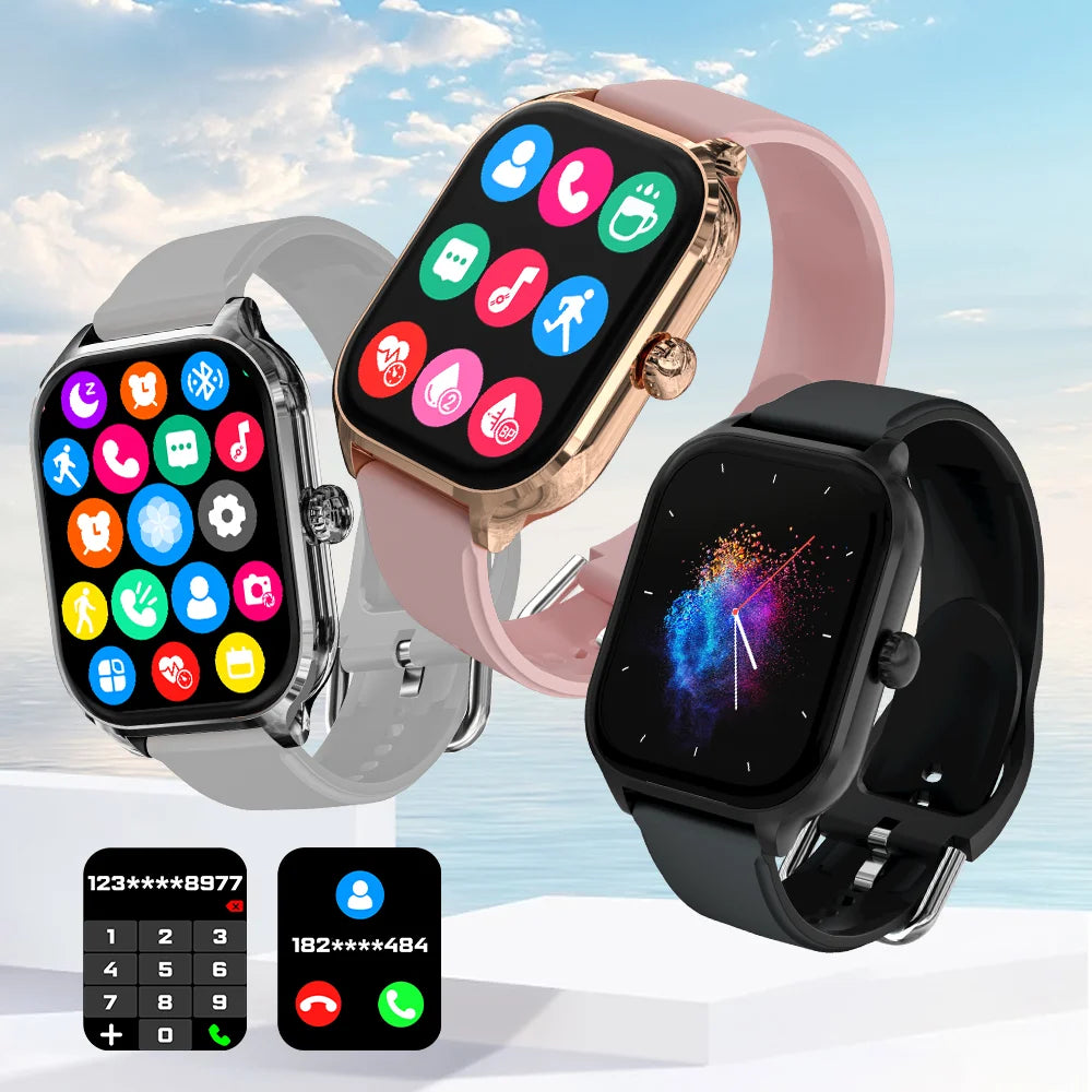 H9 Smartwatch – Bluetooth Calls, Heart Rate & SpO2, Calorie Tracking