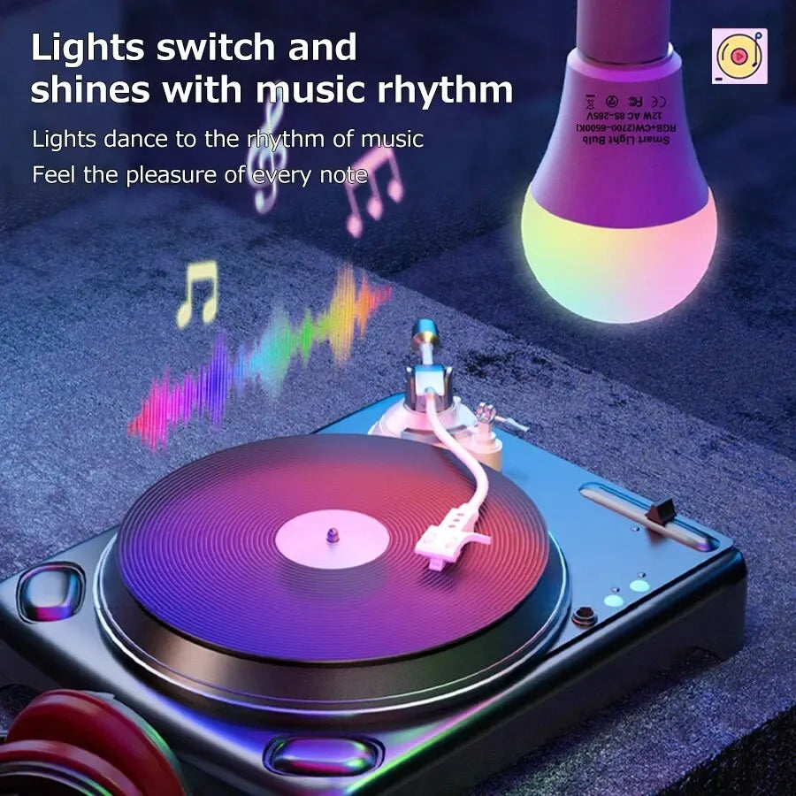 Smart RGB LED Bulb – WiFi & Bluetooth, Alexa & Google Voice Control