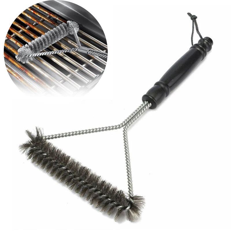 Stainless Steel BBQ Grill Brush & Scraper