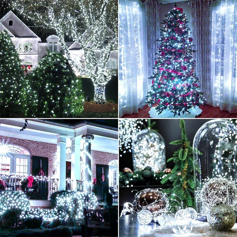 Solar Outdoor Fairy String Lights – Waterproof