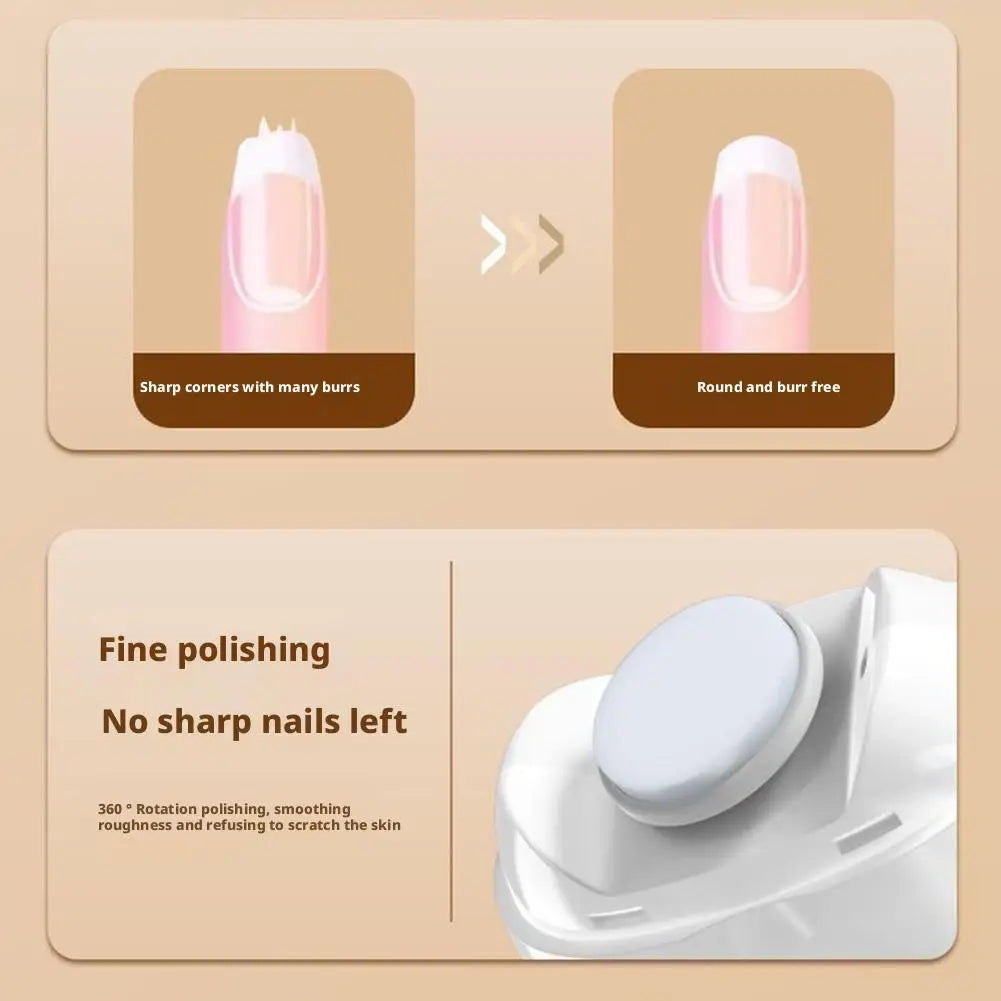 Electric Baby Nail Trimmer with LED Light – Safe & Quiet
