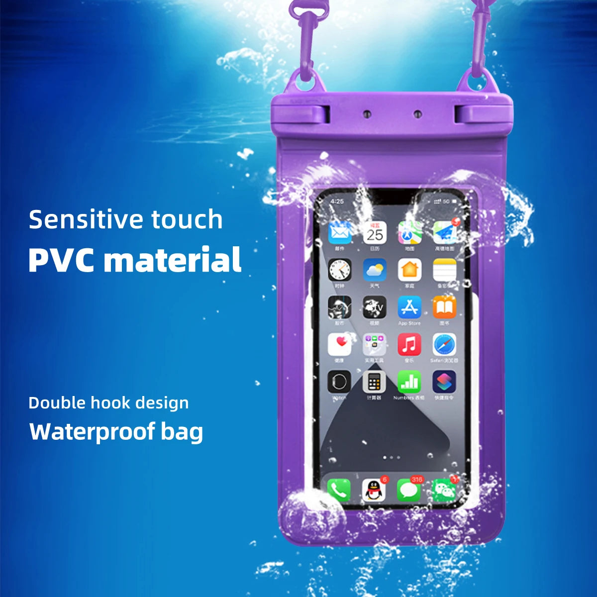 Full-View Waterproof Phone Case – Underwater Photos