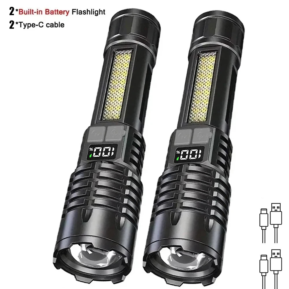 High-Power COB LED Work Light – USB-C Rechargeable