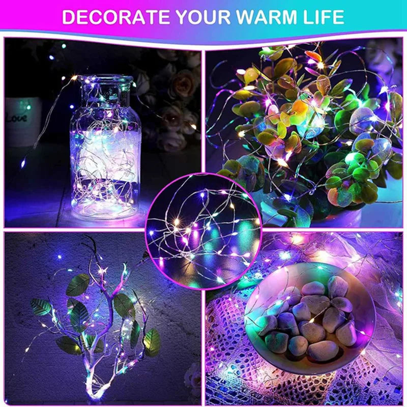 Copper Wire Fairy Lights – Battery Powered, Multiple Lengths
