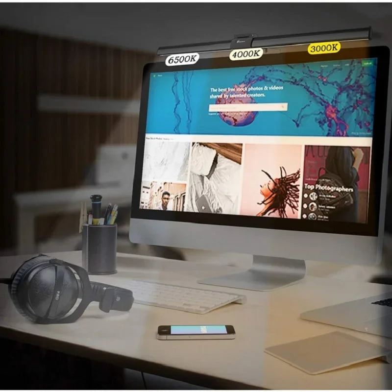 Monitor Light Bar – Eye-Care LED Screen Lamp, Stepless Dimming