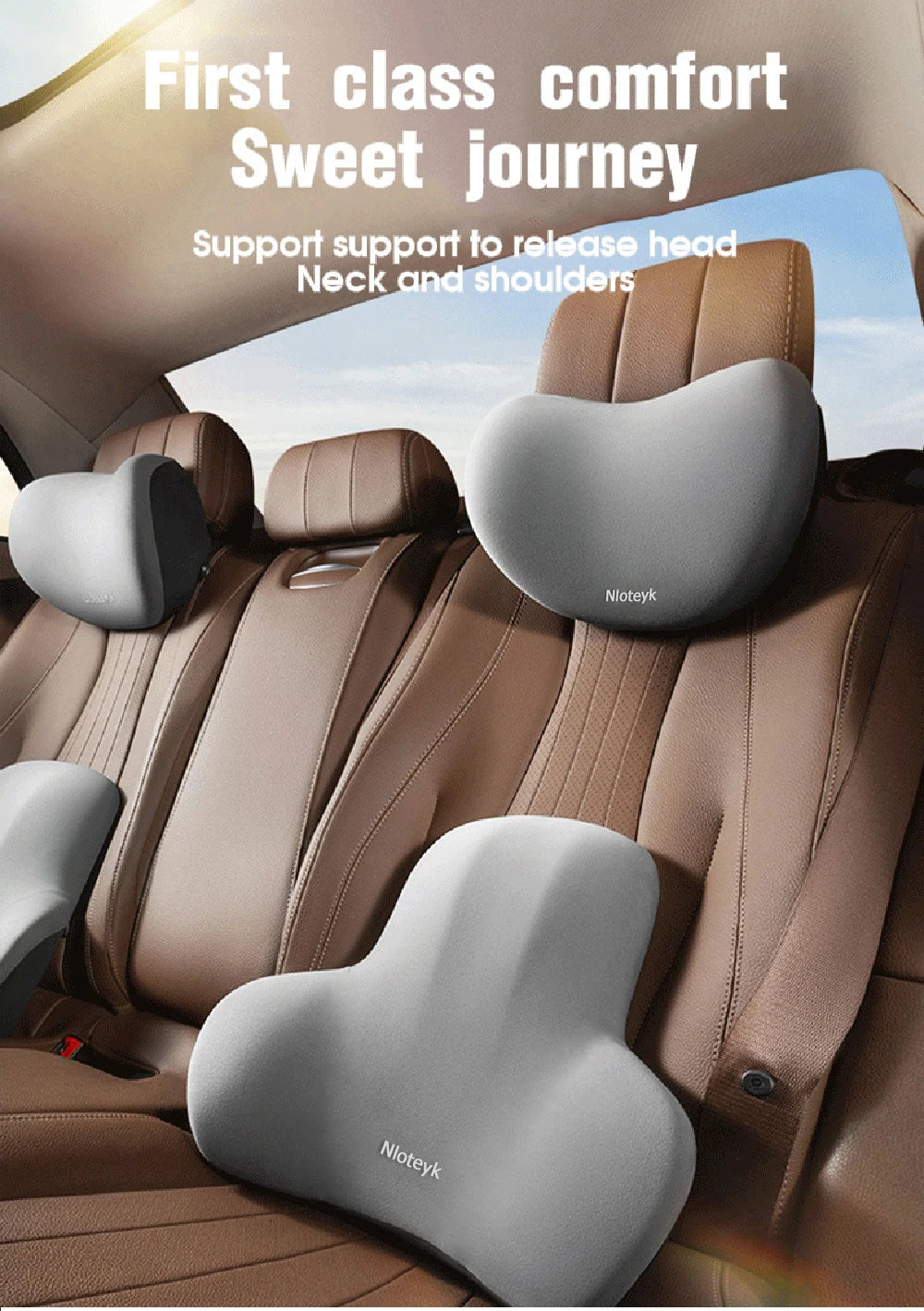 Car Neck Pillow – Memory Foam