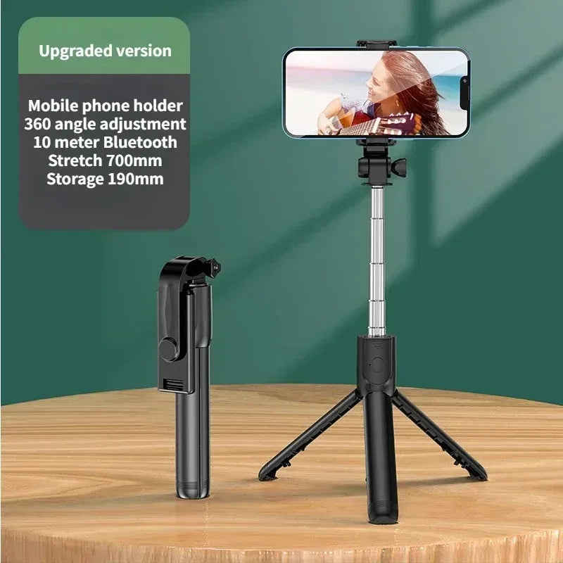 Selfie Stick Tripod with Fill Light – Wireless Remote