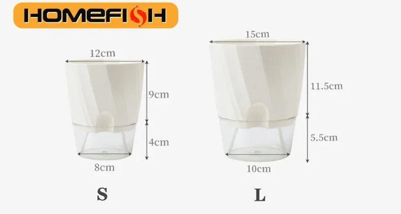 Self-Watering Planter – Double Layer