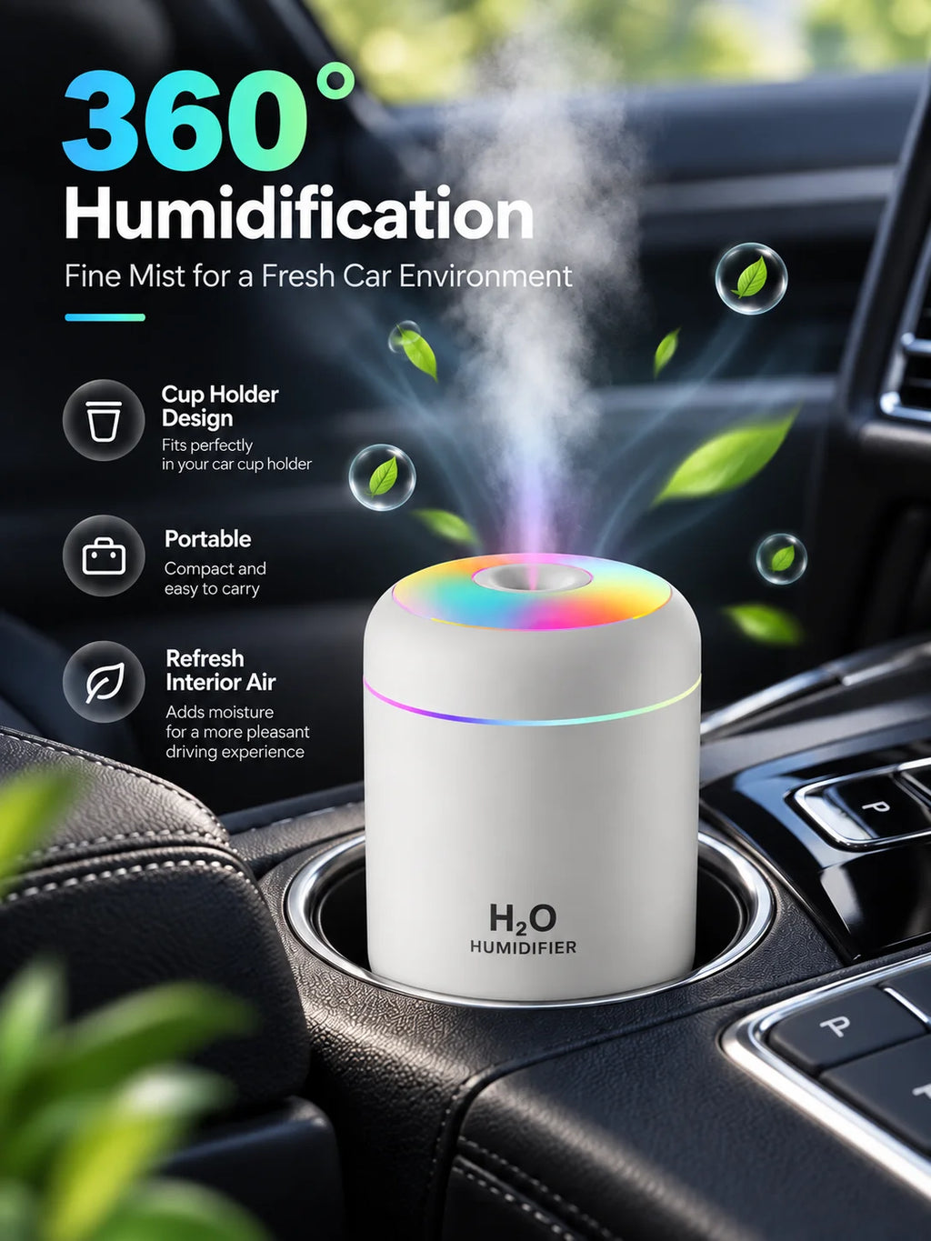 Mini USB Aroma Humidifier