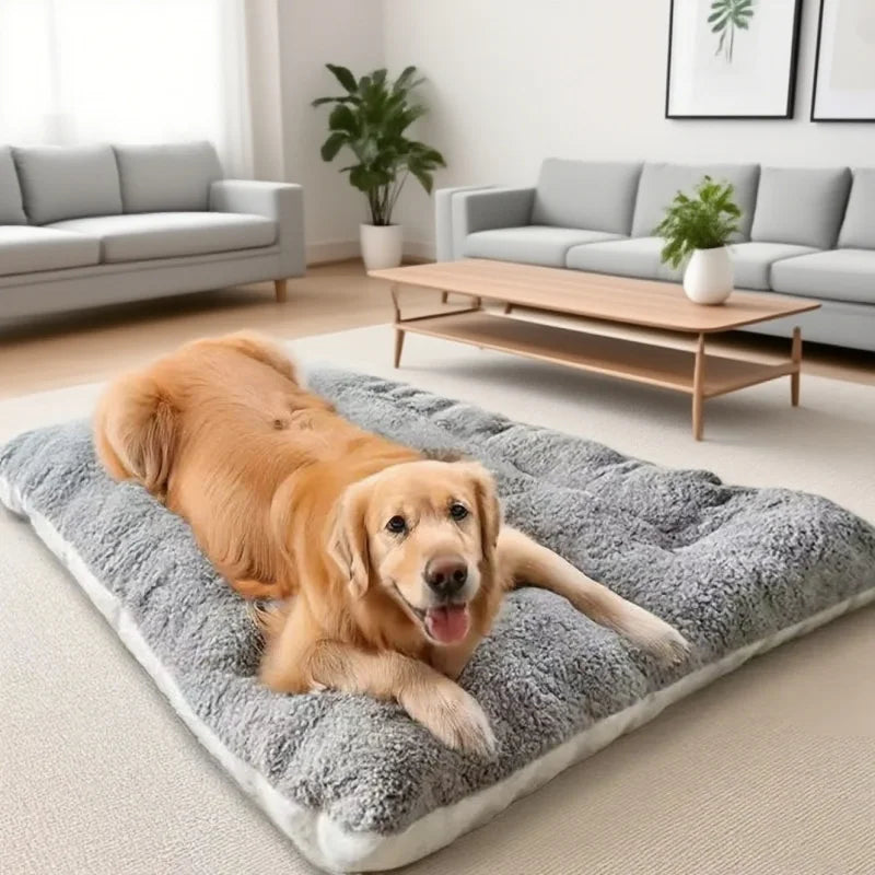 Extra Large Plush Calming Dog Bed