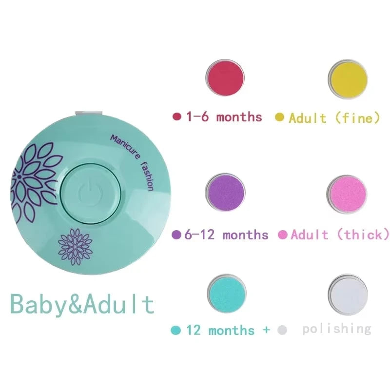 Baby Electric Nail File Set – Gentle Kids Nail Care