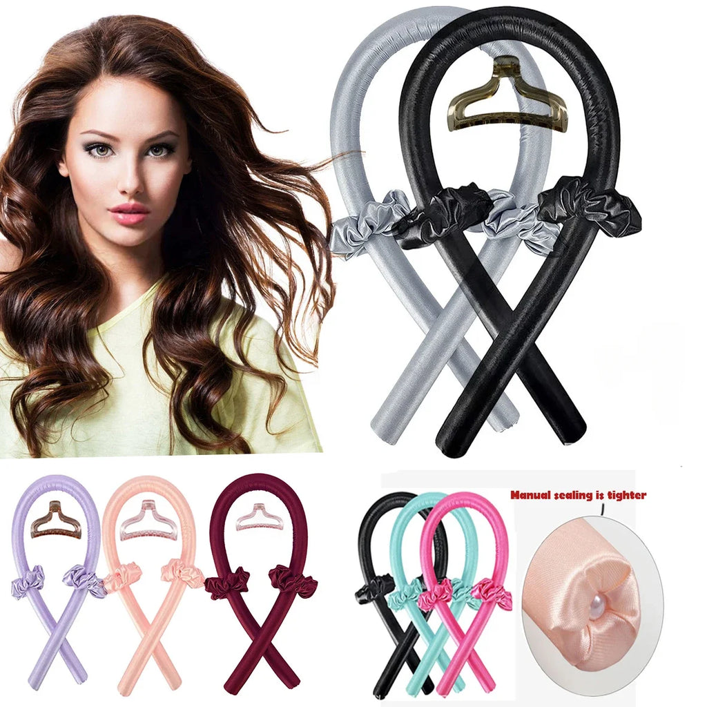 Heatless Curling Rod Headband – Overnight No-Heat Silk Curls