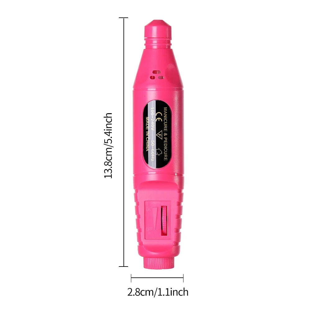 Electric Nail Drill Kit – Portable Manicure & Pedicure Set