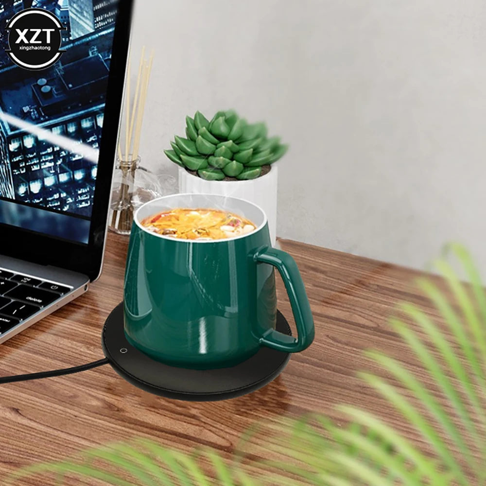 Smart Mug Warmer – USB Heated Coaster