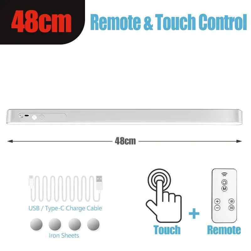 Rechargeable LED Light Bar Lamp – Desk, Bedside & Cabinet