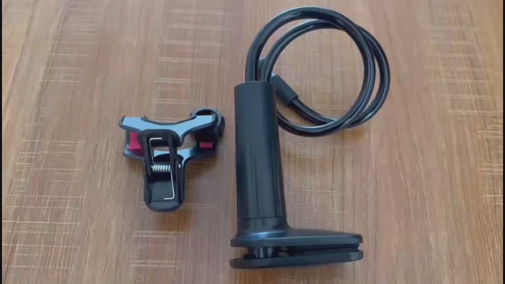 Flexible Long-Arm Phone Holder for Bed & Desk video