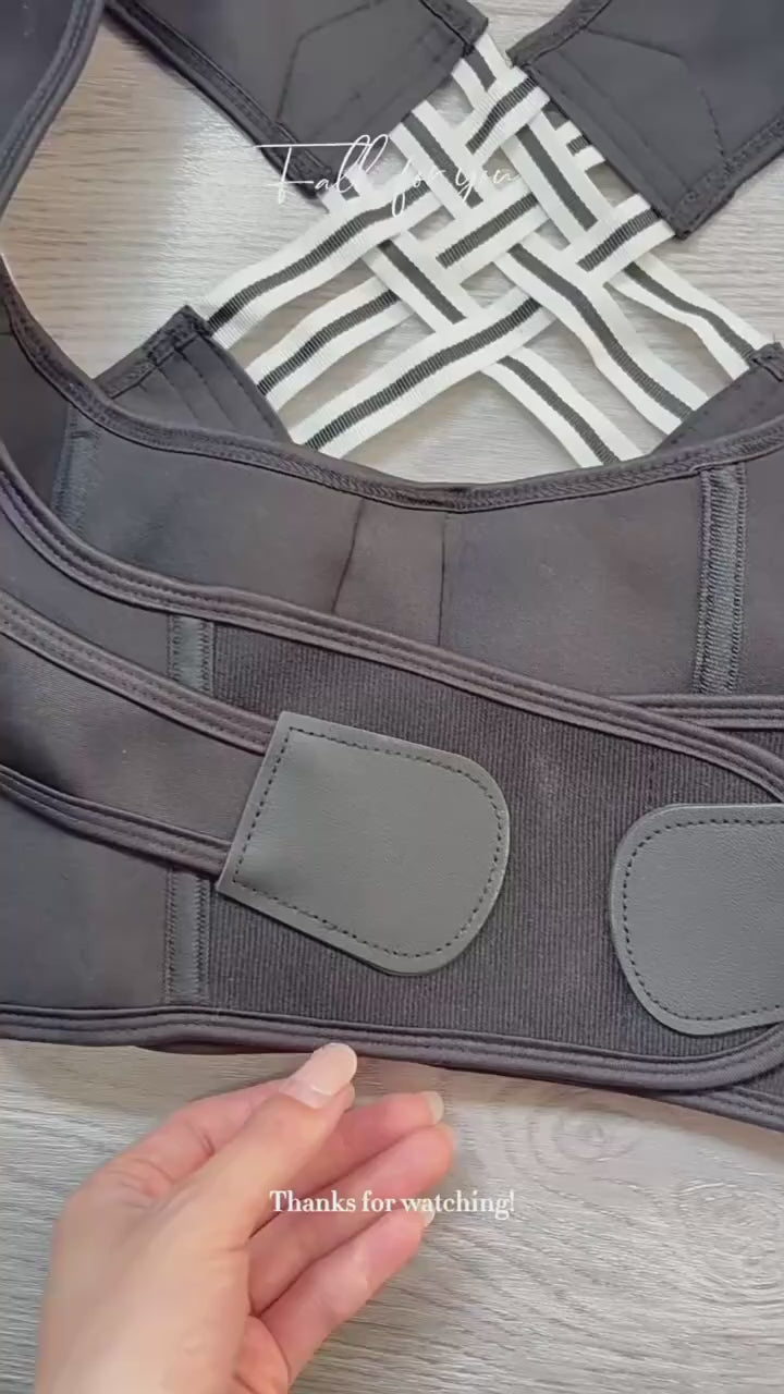 Back Brace Posture Corrector for Women & Men video
