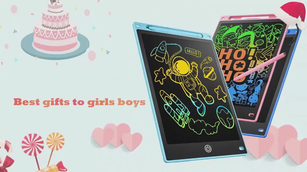 8.5" LCD Writing Tablet video