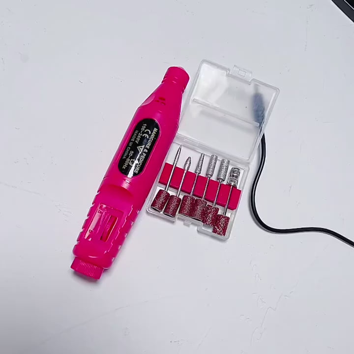 Electric Nail Drill Kit video