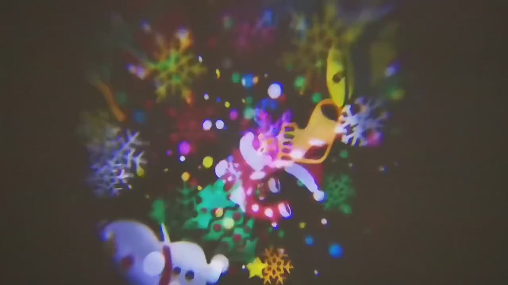 Snowflake Christmas Projector Light – 16 Patterns video
