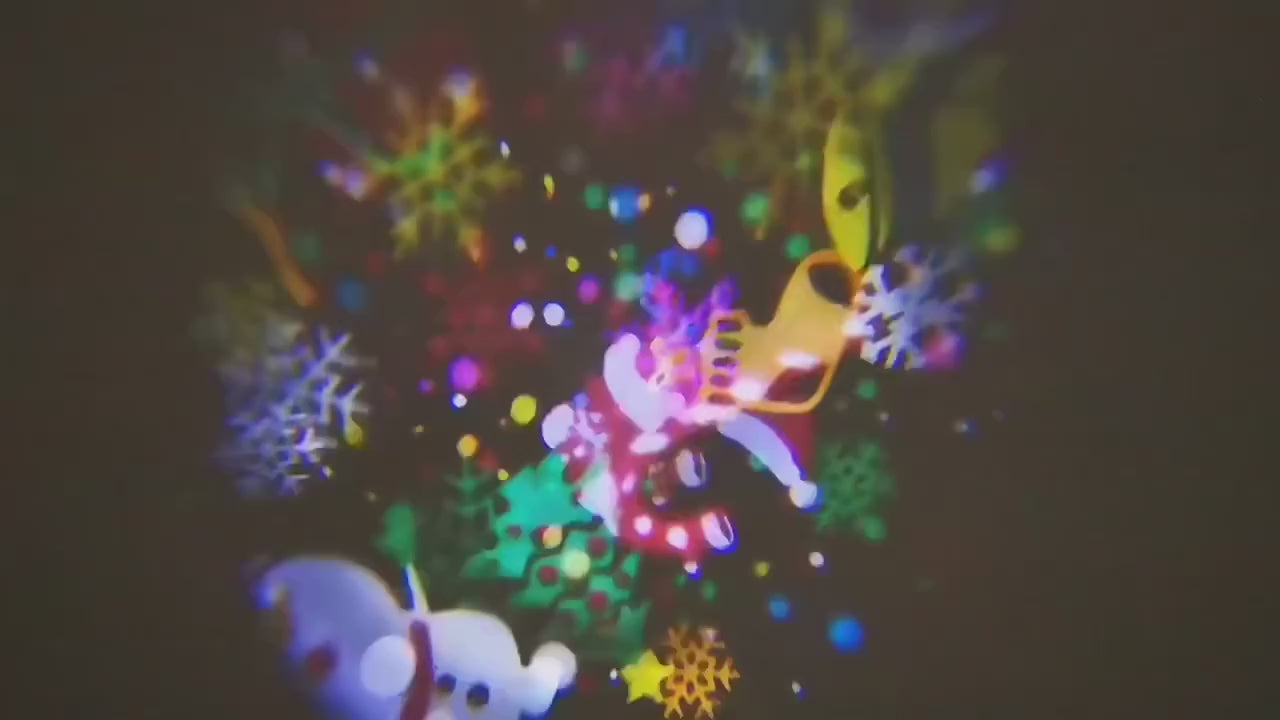 Snowflake Christmas Projector Light – 16 Patterns video